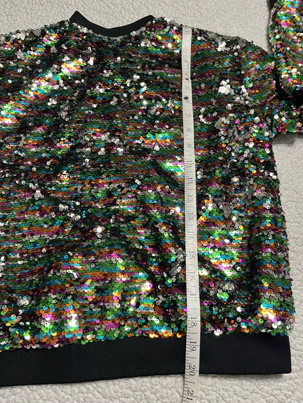 Hayden Los Angeles Girls' Sequined Bomber Jacket